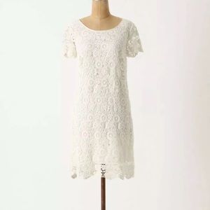 Moulinette Soeurs Anthropologie white Horkelia Dress 2 XS See photos small spots